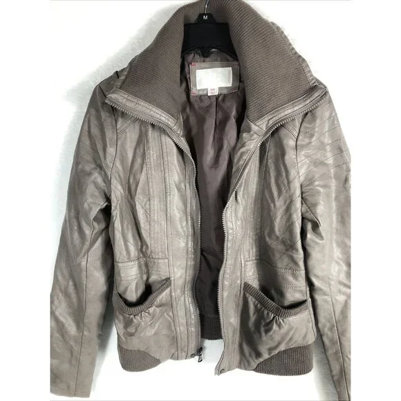 Women’s Coat Xhilaration Brown Jacket Adult Size Medium - Picture 3 of 10